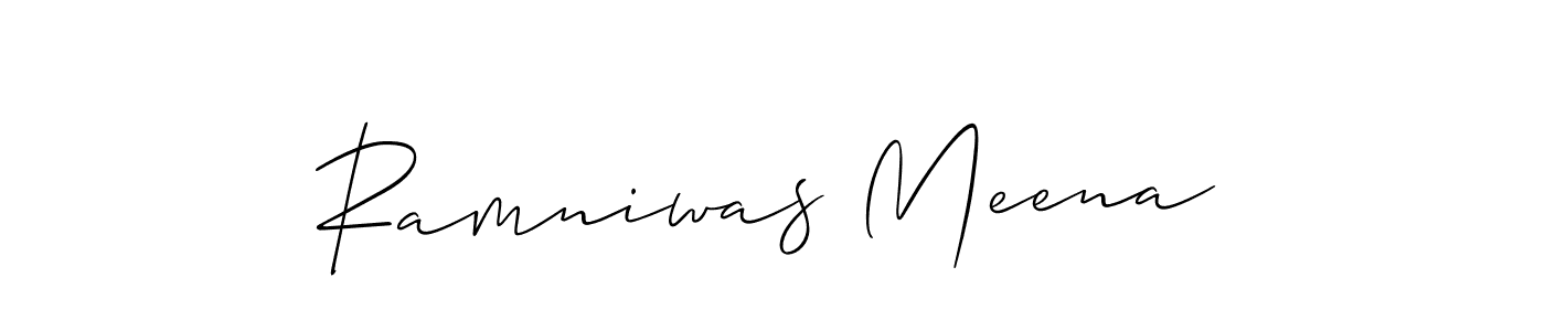 Once you've used our free online signature maker to create your best signature Allison_Script style, it's time to enjoy all of the benefits that Ramniwas Meena name signing documents. Ramniwas Meena signature style 2 images and pictures png