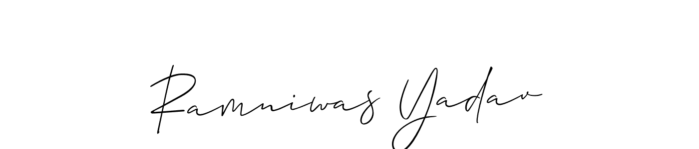 Here are the top 10 professional signature styles for the name Ramniwas Yadav. These are the best autograph styles you can use for your name. Ramniwas Yadav signature style 2 images and pictures png