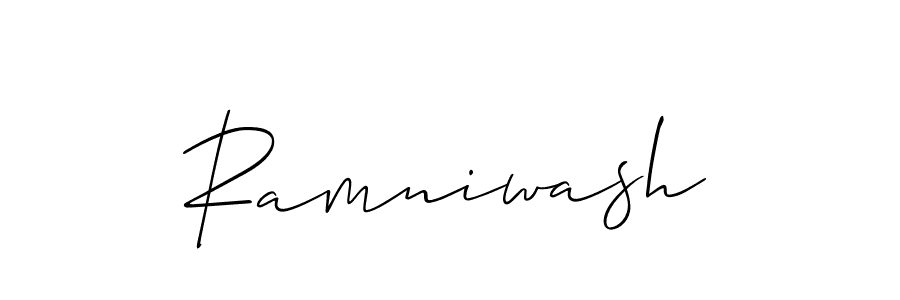 Make a beautiful signature design for name Ramniwash. Use this online signature maker to create a handwritten signature for free. Ramniwash signature style 2 images and pictures png