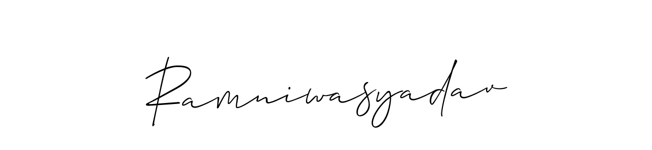 Check out images of Autograph of Ramniwasyadav name. Actor Ramniwasyadav Signature Style. Allison_Script is a professional sign style online. Ramniwasyadav signature style 2 images and pictures png