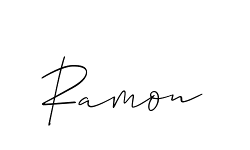 It looks lik you need a new signature style for name Ramon. Design unique handwritten (Allison_Script) signature with our free signature maker in just a few clicks. Ramon signature style 2 images and pictures png