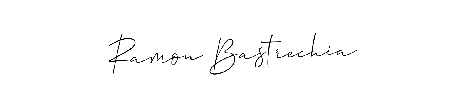Ramon Bastrechia stylish signature style. Best Handwritten Sign (Allison_Script) for my name. Handwritten Signature Collection Ideas for my name Ramon Bastrechia. Ramon Bastrechia signature style 2 images and pictures png