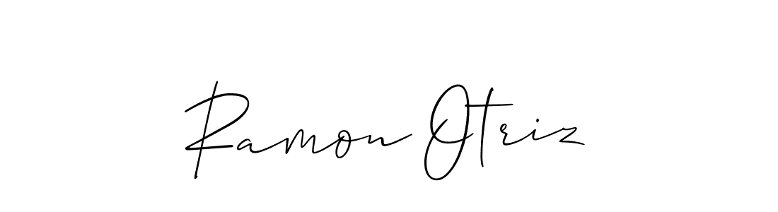 Create a beautiful signature design for name Ramon Otriz. With this signature (Allison_Script) fonts, you can make a handwritten signature for free. Ramon Otriz signature style 2 images and pictures png