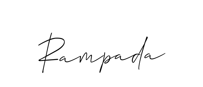 Also we have Rampada name is the best signature style. Create professional handwritten signature collection using Allison_Script autograph style. Rampada signature style 2 images and pictures png