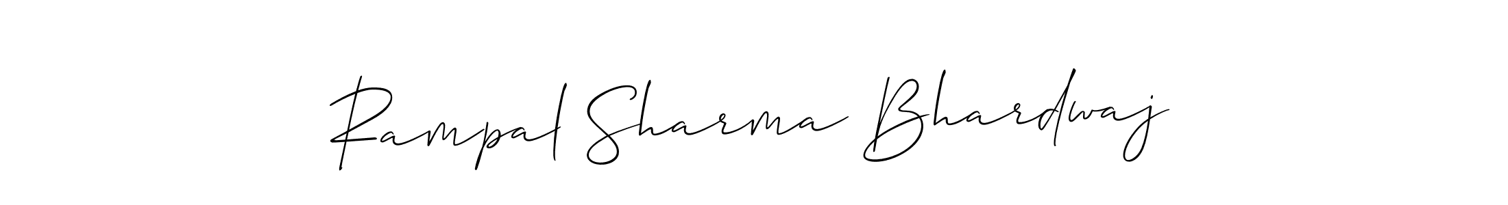 This is the best signature style for the Rampal Sharma Bhardwaj name. Also you like these signature font (Allison_Script). Mix name signature. Rampal Sharma Bhardwaj signature style 2 images and pictures png