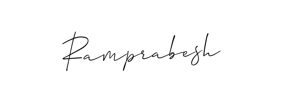 You can use this online signature creator to create a handwritten signature for the name Ramprabesh. This is the best online autograph maker. Ramprabesh signature style 2 images and pictures png