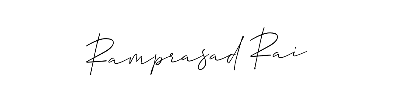 Also You can easily find your signature by using the search form. We will create Ramprasad Rai name handwritten signature images for you free of cost using Allison_Script sign style. Ramprasad Rai signature style 2 images and pictures png