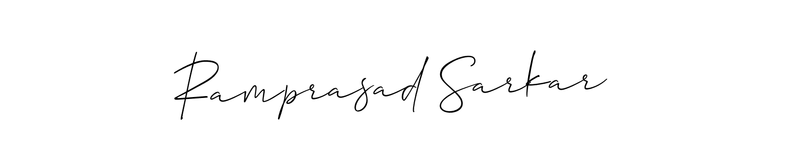 Make a beautiful signature design for name Ramprasad Sarkar. Use this online signature maker to create a handwritten signature for free. Ramprasad Sarkar signature style 2 images and pictures png