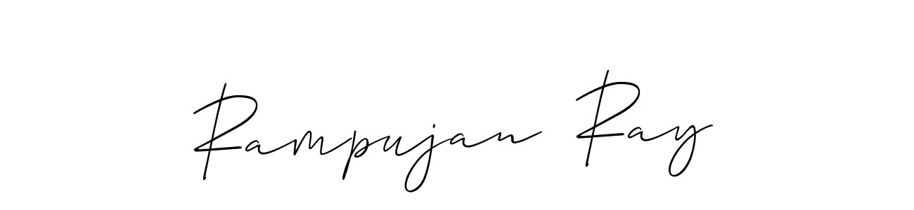 Best and Professional Signature Style for Rampujan  Ray. Allison_Script Best Signature Style Collection. Rampujan  Ray signature style 2 images and pictures png