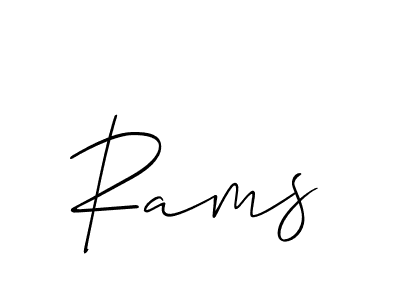 Make a short Rams signature style. Manage your documents anywhere anytime using Allison_Script. Create and add eSignatures, submit forms, share and send files easily. Rams signature style 2 images and pictures png