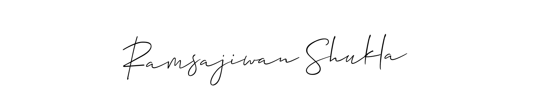 See photos of Ramsajiwan Shukla official signature by Spectra . Check more albums & portfolios. Read reviews & check more about Allison_Script font. Ramsajiwan Shukla signature style 2 images and pictures png