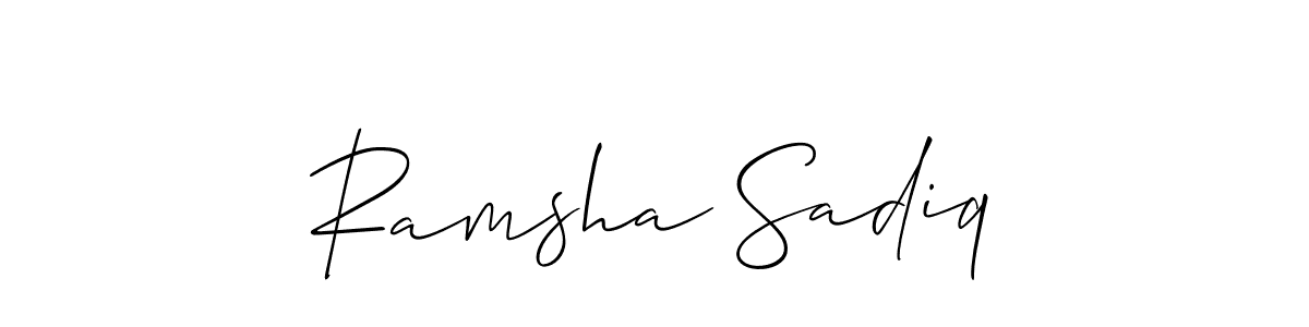 Check out images of Autograph of Ramsha Sadiq name. Actor Ramsha Sadiq Signature Style. Allison_Script is a professional sign style online. Ramsha Sadiq signature style 2 images and pictures png