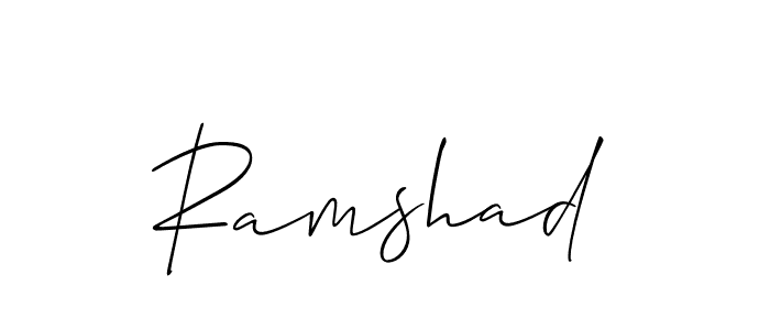 This is the best signature style for the Ramshad name. Also you like these signature font (Allison_Script). Mix name signature. Ramshad signature style 2 images and pictures png