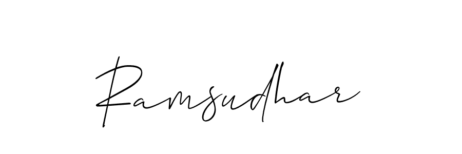 Also You can easily find your signature by using the search form. We will create Ramsudhar name handwritten signature images for you free of cost using Allison_Script sign style. Ramsudhar signature style 2 images and pictures png