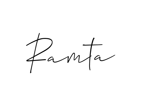Here are the top 10 professional signature styles for the name Ramta. These are the best autograph styles you can use for your name. Ramta signature style 2 images and pictures png
