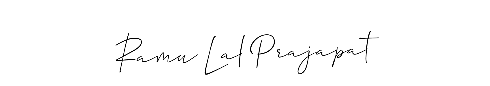 Best and Professional Signature Style for Ramu Lal Prajapat. Allison_Script Best Signature Style Collection. Ramu Lal Prajapat signature style 2 images and pictures png
