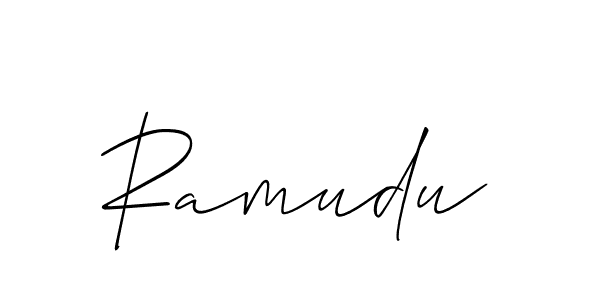 Also You can easily find your signature by using the search form. We will create Ramudu name handwritten signature images for you free of cost using Allison_Script sign style. Ramudu signature style 2 images and pictures png