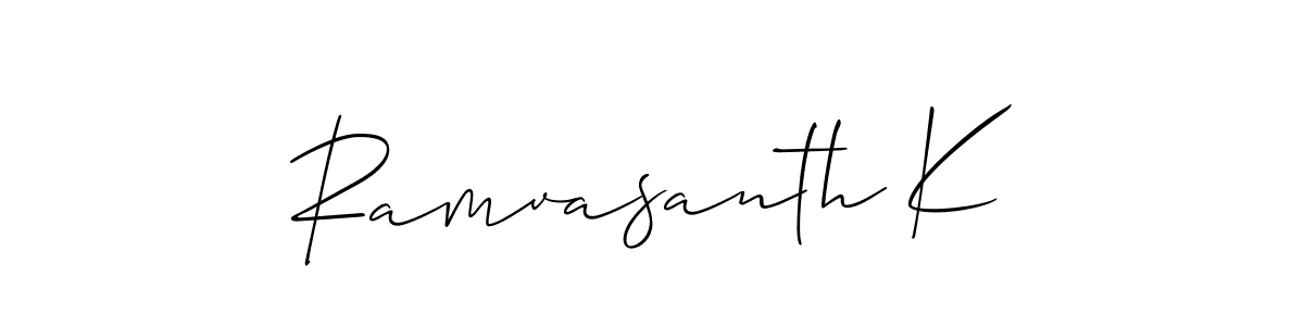 See photos of Ramvasanth K official signature by Spectra . Check more albums & portfolios. Read reviews & check more about Allison_Script font. Ramvasanth K signature style 2 images and pictures png