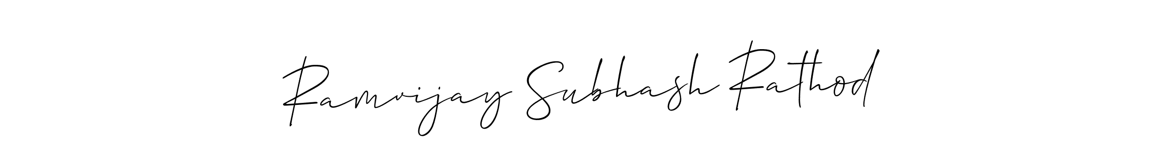 See photos of Ramvijay Subhash Rathod official signature by Spectra . Check more albums & portfolios. Read reviews & check more about Allison_Script font. Ramvijay Subhash Rathod signature style 2 images and pictures png