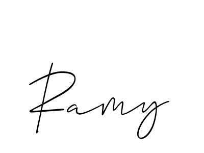 You can use this online signature creator to create a handwritten signature for the name Ramy. This is the best online autograph maker. Ramy signature style 2 images and pictures png