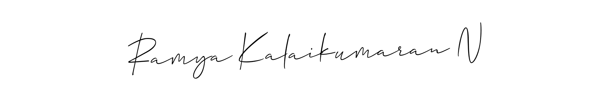 Check out images of Autograph of Ramya Kalaikumaran N name. Actor Ramya Kalaikumaran N Signature Style. Allison_Script is a professional sign style online. Ramya Kalaikumaran N signature style 2 images and pictures png