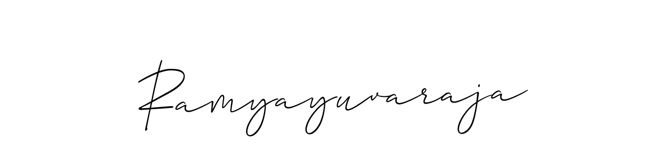 Best and Professional Signature Style for Ramyayuvaraja. Allison_Script Best Signature Style Collection. Ramyayuvaraja signature style 2 images and pictures png