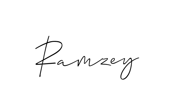 Also we have Ramzey name is the best signature style. Create professional handwritten signature collection using Allison_Script autograph style. Ramzey signature style 2 images and pictures png