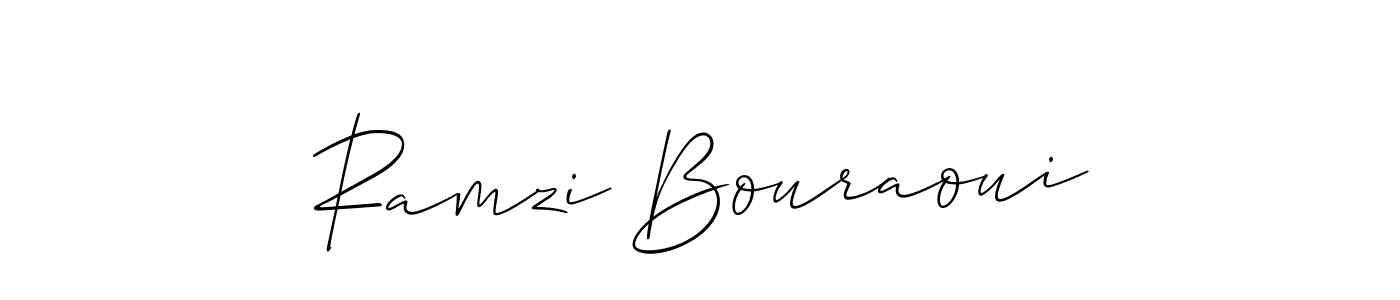 Also we have Ramzi Bouraoui name is the best signature style. Create professional handwritten signature collection using Allison_Script autograph style. Ramzi Bouraoui signature style 2 images and pictures png