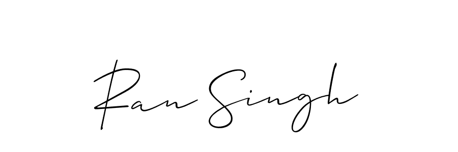 Allison_Script is a professional signature style that is perfect for those who want to add a touch of class to their signature. It is also a great choice for those who want to make their signature more unique. Get Ran Singh name to fancy signature for free. Ran Singh signature style 2 images and pictures png