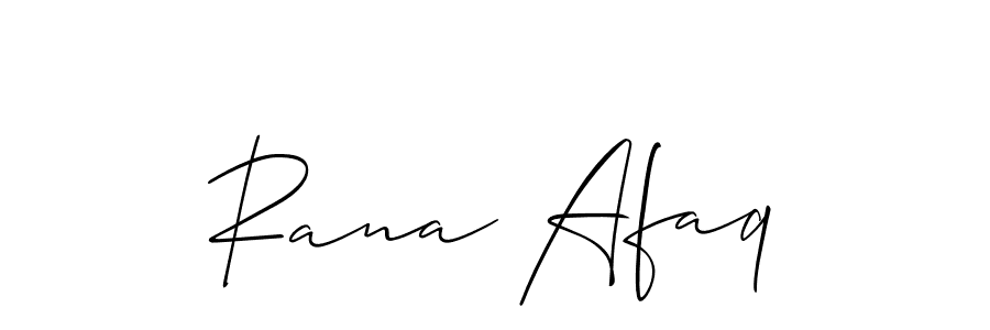 How to Draw Rana Afaq signature style? Allison_Script is a latest design signature styles for name Rana Afaq. Rana Afaq signature style 2 images and pictures png