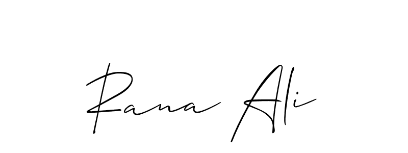 How to Draw Rana Ali signature style? Allison_Script is a latest design signature styles for name Rana Ali. Rana Ali signature style 2 images and pictures png