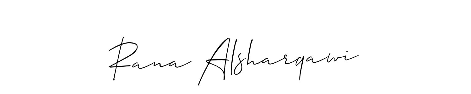 Check out images of Autograph of Rana Alsharqawi name. Actor Rana Alsharqawi Signature Style. Allison_Script is a professional sign style online. Rana Alsharqawi signature style 2 images and pictures png