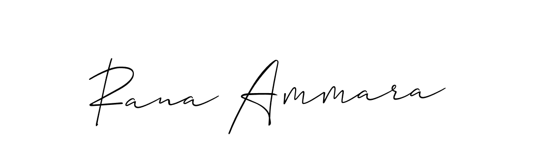 Best and Professional Signature Style for Rana Ammara. Allison_Script Best Signature Style Collection. Rana Ammara signature style 2 images and pictures png