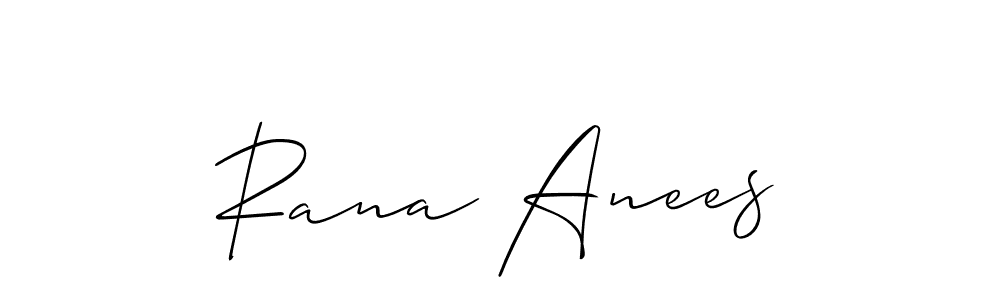 How to Draw Rana Anees signature style? Allison_Script is a latest design signature styles for name Rana Anees. Rana Anees signature style 2 images and pictures png