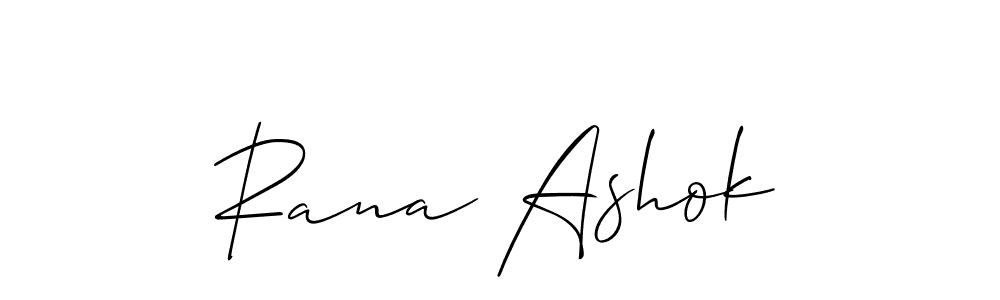 Make a beautiful signature design for name Rana Ashok. Use this online signature maker to create a handwritten signature for free. Rana Ashok signature style 2 images and pictures png