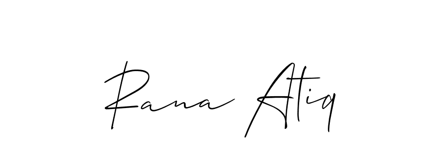 Best and Professional Signature Style for Rana Atiq. Allison_Script Best Signature Style Collection. Rana Atiq signature style 2 images and pictures png