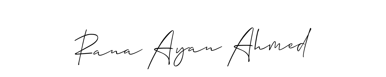 Here are the top 10 professional signature styles for the name Rana Ayan Ahmed. These are the best autograph styles you can use for your name. Rana Ayan Ahmed signature style 2 images and pictures png