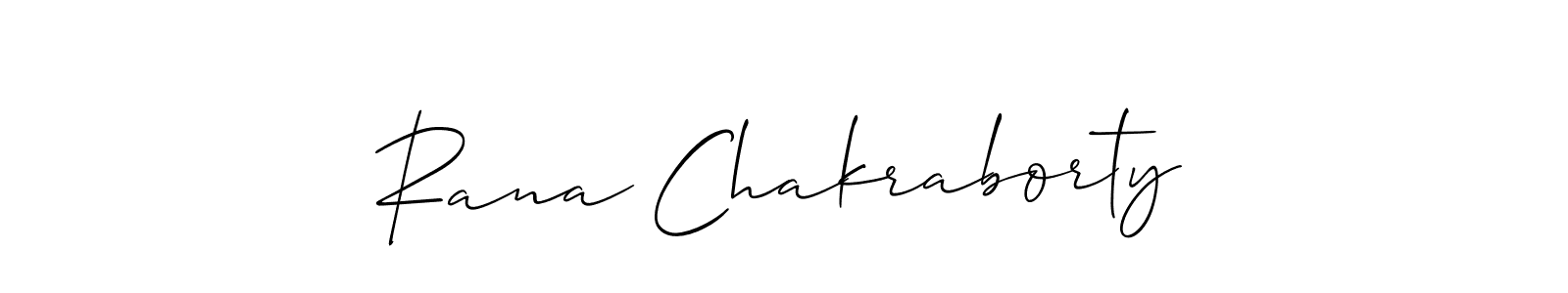 Also we have Rana Chakraborty name is the best signature style. Create professional handwritten signature collection using Allison_Script autograph style. Rana Chakraborty signature style 2 images and pictures png