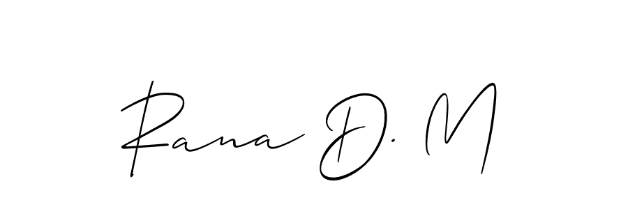 See photos of Rana D. M official signature by Spectra . Check more albums & portfolios. Read reviews & check more about Allison_Script font. Rana D. M signature style 2 images and pictures png