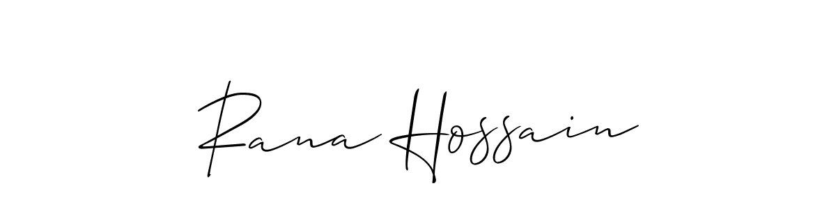 You can use this online signature creator to create a handwritten signature for the name Rana Hossain. This is the best online autograph maker. Rana Hossain signature style 2 images and pictures png