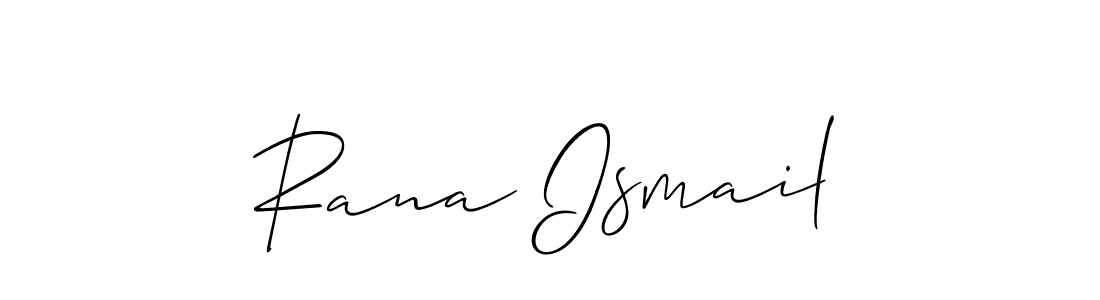 Once you've used our free online signature maker to create your best signature Allison_Script style, it's time to enjoy all of the benefits that Rana Ismail name signing documents. Rana Ismail signature style 2 images and pictures png