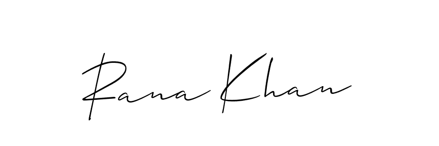 Make a short Rana Khan signature style. Manage your documents anywhere anytime using Allison_Script. Create and add eSignatures, submit forms, share and send files easily. Rana Khan signature style 2 images and pictures png