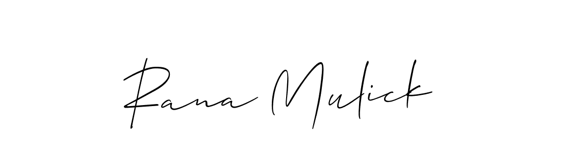 Similarly Allison_Script is the best handwritten signature design. Signature creator online .You can use it as an online autograph creator for name Rana Mulick. Rana Mulick signature style 2 images and pictures png