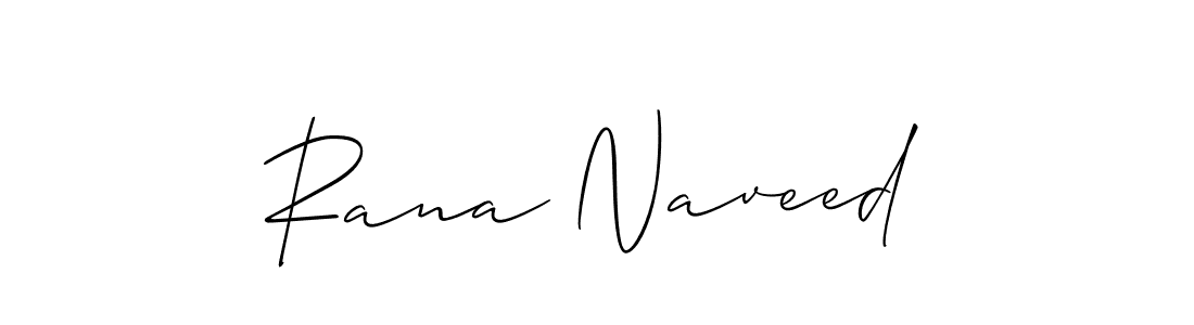 Also You can easily find your signature by using the search form. We will create Rana Naveed name handwritten signature images for you free of cost using Allison_Script sign style. Rana Naveed signature style 2 images and pictures png