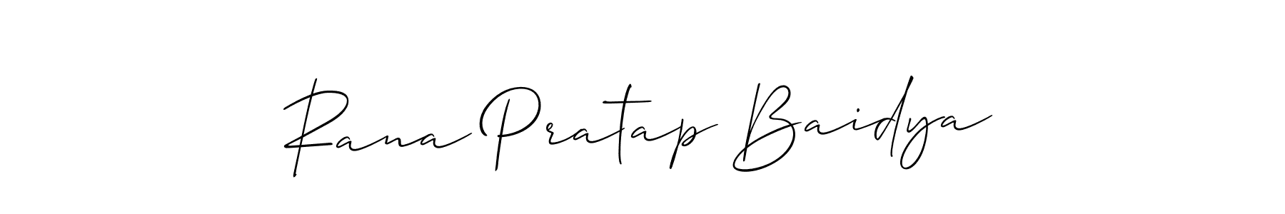 How to Draw Rana Pratap Baidya signature style? Allison_Script is a latest design signature styles for name Rana Pratap Baidya. Rana Pratap Baidya signature style 2 images and pictures png