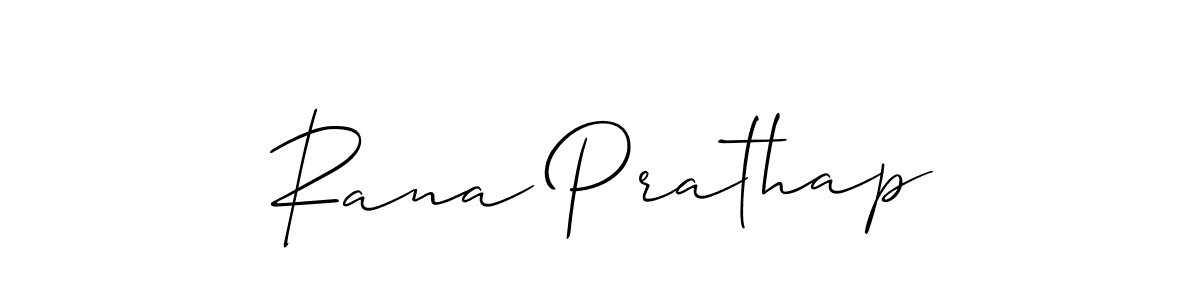 It looks lik you need a new signature style for name Rana Prathap. Design unique handwritten (Allison_Script) signature with our free signature maker in just a few clicks. Rana Prathap signature style 2 images and pictures png