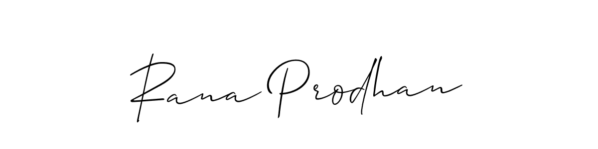 if you are searching for the best signature style for your name Rana Prodhan. so please give up your signature search. here we have designed multiple signature styles  using Allison_Script. Rana Prodhan signature style 2 images and pictures png