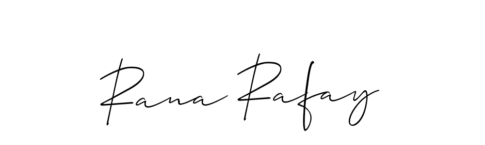 You should practise on your own different ways (Allison_Script) to write your name (Rana Rafay) in signature. don't let someone else do it for you. Rana Rafay signature style 2 images and pictures png