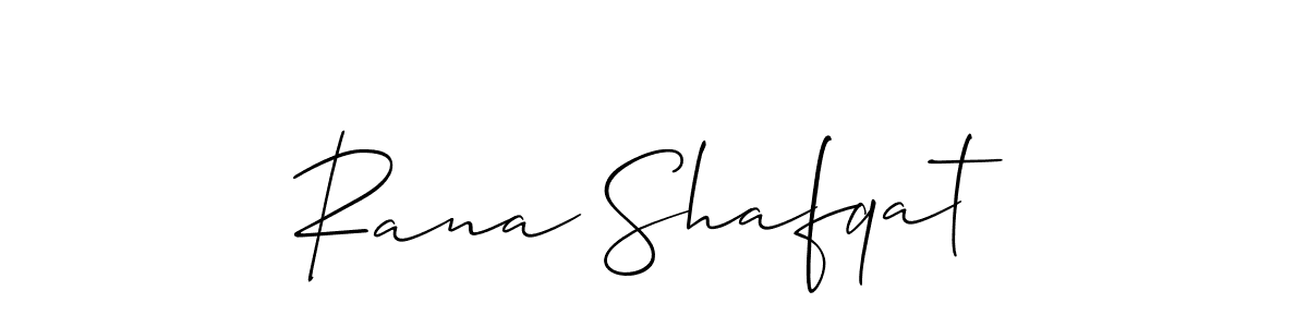 if you are searching for the best signature style for your name Rana Shafqat. so please give up your signature search. here we have designed multiple signature styles  using Allison_Script. Rana Shafqat signature style 2 images and pictures png