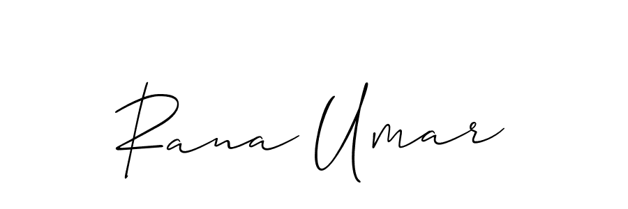 if you are searching for the best signature style for your name Rana Umar. so please give up your signature search. here we have designed multiple signature styles  using Allison_Script. Rana Umar signature style 2 images and pictures png